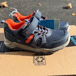 Stride Rite Navy and Orange Kids' Sneakers